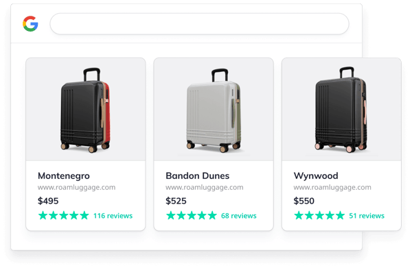 Google Shopping results for ROAM Luggage